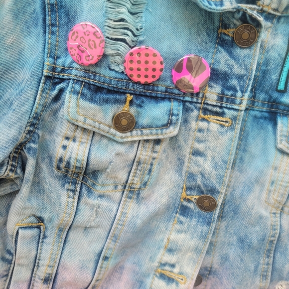 Tie dyed evil eye jacket - Picture 4 of 4